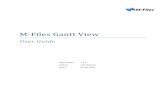 M-Files Gantt View - Document Management Software · M-Files Gantt View - User Guide 3 2.5 Validation The Gantt chart does not validate data. The underlying vault structure should