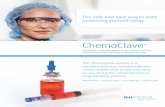 ChemoClave - icumedical.comicumedical.com/media/63104/m1-1179_pharmacy_prep... · The World's Only Needlefree Closed System Transfer Device for the Safe Handling of Hazardous Drugs