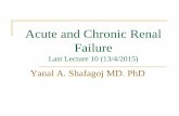 Acute and Chronic Renal Failure - Med Study Groupmsg2018.weebly.com/.../0/16101502/lecture-10-aki-ckd.students-ppt.pdf · common cause is acute tubular necrosis ATN. ... of kidney