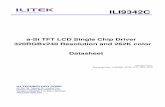 ILI9342C DTS V101 20111226 - Logic Technologies | …logictechno.com/.../2016/11/LTTD320240023-L1-V1.2-dri… ·  · 2016-11-06Memory to Display Address Mapping ... Power Flow Chart