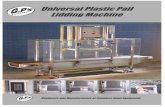 Universal Plastic Pail Lidding Machine - Site Title - Home Plastic Pail Lidding Machine SPECIFICATIONS To close lids on plastic pails and tubs from 75mm to 500 mm in height (approx.