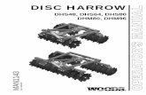 DISC HARROW NUAL - Woods Equipment Company s m a disc harrow nual man1143 (rev. 1/08/2018) dhs48, dhs64, dhs80 dhm80, dhm96