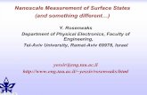 Nanoscale Measurement of Surface States (and something …shapira/Yoram_NEW/YossiRosenwaks.pdf · Derivative sub-bandgap SPS with a tunable laser as the illumination source UPS and