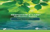 RESPONSIBLE CARE - Chemistry Industry … Care Verification Report 2011 – Nalco Canada Inc. 2 EXECUTIVE SUMMARY This report documents the observations and conclusions of the independent