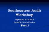 Southeastern Audit Workshop - Todd Jones Consultingtoddjonesconsulting.com/wp-content/uploads/2014/09/Darrin-Panel... · Internal Audit Guide Task Force ... pertaining to the various