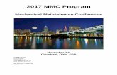 Mechanical Maintenance Conference - ARINC · Mechanical Maintenance Conference November 7-9 Cleveland, Ohio USA ... promotion of mechanical systems, equipment reliability, and performance.