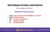 The College of Letters and Science Convocation 2016.pdf · COLS Technology Updates (Aaron Schaufenbuel) ... • Physics and Astronomy (Mick Veum, Chair)