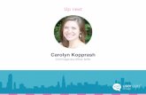 Chief Happiness Officer, Buffer - UserVoice Blog | The ... · @CaroKopp #userconf H.A.C.K.E.D Handling a crisis with knowledge, eﬃciency, and dialogue Carolyn Kopprasch Buﬀer