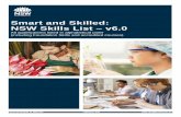 Smart and Skilled: NSW Skills List – v6 · Smart and Skilled: NSW Skills List – v6.0 All qualifications listed in alphabetical order ... Entitlement Foundation Skills: 1/01/2018