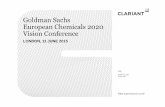 Goldman Sachs European Chemicals 2020 Vision Conference/media/Files/Corporate/Investors/Conferences/GS... · Public Patrick Jany, CFO 11 June 2015 Goldman Sachs European Chemicals