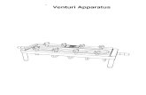 Venturi Apparatus - UTSA · Theory ... Venturi Apparatus base and top plate ME -8598 ... and the speed in the venturi ...
