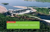 Rio Tinto climate change report · Climate change report Cover image: Chute-du-Diable dam, Jonquière, Quebec. Part of the 4,000MW of hydroelectricity Rio Tinto owns in Canada. Contents