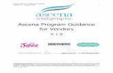 Ascena Program Guidance for Vendors - CSI Vendor …csivendormanual.com/manual/Chapter_2-Becoming_a... · Ascena Program Guidance for Vendors Version 1.0 January 2014 1 CONFIDENTIALITY