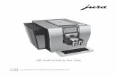 Z6 Instructions for Use - Seattle Coffee Gear · Z6 Instructions for Use ... service covers. ... 4 Plug-in power cord (back of the machine) 5 Hot-water spout 6 Coffee grounds container