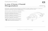 Low Flow Fluid Regulator - Graco€¦ · Installation 3A0427C 5 Key: A Air Supply Line to High Port B Air Supply Line to Low Port C Low Flow Fluid Regulator D Mounting Bracket (supplied)