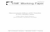 Macroeconomic Effects of EU Transfers in New Member States · Macroeconomic Effects of EU Transfers in New Member ... Russell Kincaid, ... differ.4 The standard Solow-Swan neoclassical