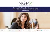 The Event for Patient Experience Innovators - njshape.orgnjshape.org/.../10/NextGenerationPatientExperience-NGPX2016_FC.pdf · 3 • 1-888-482-6012 • patientexperience@wbresearch.com