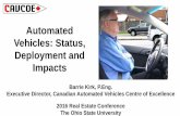 Automated Vehicles: Status, Deployment and Impacts · Automated Vehicles: Status, Deployment and Impacts ... • Trends and general impacts of AVs ... successful—but because autonomous