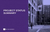 Project Status Summary - nyu.edu€¦ · PPT file · Web viewKey Milestone Legend: Kickoff Project. Project Phase - TBD. ... 3. Project Status Summary Sample 2. Summary of Recent