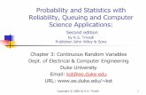 Probability and Statistics with Reliability, Queuing and ...resist.isti.cnr.it/free_slides/probability/trivedi/chap3f_secure.pdf · Chapter 3: Continuous Random ... The distribution
