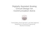 Digitally Assisted Analog Circuit Design for …users.ece.utexas.edu/~adnan/comm-08/Keynote_Slides_Meng.pdfDigitally Assisted Analog Circuit Design for Communication SoCs ... Pipelined