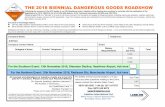 THE 2018 BIENNIAL DANGEROUS GOODS … Gene Sanders (Director DGTA, renowned trainer and industry consultant in USA) u Richard Masters (DGSA, author of IMDG Code Guidance books) Delegates