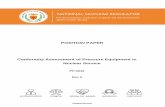 Conformity Assessment of Pressure Equipment in Nuclear Service Documents... · Conformity Assessment of Pressure Equipment in Nuclear ... REQUIREMENTS IN SANS 347 BY NUCLEAR RISK