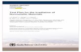 Test Plan for the Irradiation of Nonmetallic Materialsprod.sandia.gov/techlib/access-control.cgi/2013/132292.pdf · 3.5 Test Control and Monitoring ... CSR Compression stress-relaxation