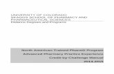 TABLE OF CONTENTS - University of Colorado Denver | | … ·  · 2015-07-22Ability-based outcomes for APPE rotations will be used by students to self-evaluate their professional