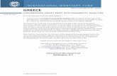 PRELIMINARY DRAFT DEBT SUSTAINABILITY ANALYSIS · Greece: Debt Sustainability Analysis Preliminary Draft . At the last review in May 2014, Greece’s public debt. was assessed to