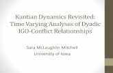 Kantian Dynamics Revisited: Time Varying Analyses of ... · Kantian Dynamics Revisited: Time Varying Analyses of Dyadic IGO-Conflict Relationships ... •In our model, we assume that