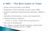 States electronically send IWOs Federal Employer Identification Number (FEIN) is …mwpayrollconf.org/images/downloads/2016_Presentation… ·  · 2016-09-30Federal Employer Identification