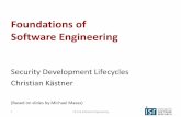 15-313 Foundations of Software Engineeringckaestne/15313/2017/20171109-security... · –Team assignment –First deadline next week ... with threat modeling •Decide how do adopt