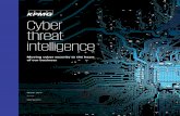 Cyber threat intelligence - afcea.org · By infusing CTI during the threat categorization phase of threat modeling, ... work assignment, business travel, or other external environmental