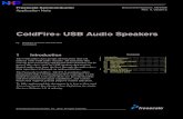 ColdFire+ USB Audio Speakers - NXP Semiconductorscache.freescale.com/files/32bit/doc/app_note/AN4408.pdf · Firmware design ColdFire+ USB Audio Speakers, Rev. 0 Freescale Semiconductor