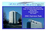 2941 Fairview Park Eric Sobel - Penn State Engineering Files... · SPANDREL 2941 Fairview Park Eric Sobel ... • PCI Design Guide • PCHELP ... DAPPED BEAM 2941 Fairview Park Eric