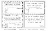 God's Love Notes NIV Final - Path Through the Narrow Gate · God's Love Notes NIV Graphics by Educlips Borders by ... His love endures forever. Psalm 13626 Bu God dc his own love,