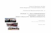 PHASE 3: RECOMMENDED TRANSIT SERVICE AND FACILITY IMPROVEMENTS€¦ ·  · 2007-01-03PHASE 3: RECOMMENDED TRANSIT SERVICE AND FACILITY IMPROVEMENTS ... This Technical Memorandum