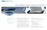 Versamax microplate reader - KIM FOREST · An AffordAble, tunAble microplAte reAder for 96-well formAt Versamax microplate reader Afford Able The robot-compatible VersaMax Reader