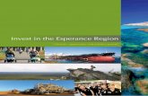 Invest in the Esperance Region - GEDCRDS€¦ · Unemployment Rate Dec 2013 4.4% +1.9ppts Annual Visitors (Day Trip, Domestic & International) ... Invest in the Esperance Region “Lifestyle,