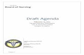 Draft Agenda - Florida Board of Nursing - Licensing, …floridasnursing.gov/meetings/agendas/2017/02-february/...Version V Kathryn L The Florida Board of Nursing Draft Agenda February