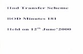 Ind Transfer Scheme BOD Minutes 181 Held on 12th … ·  · 2015-09-01"Ind Transfer Scheme BOD Minutes 181 ... allowed only after the necessary mutation/ substitution has been carried