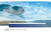 ESG and Corporate Responsibility Report - Partners Group · Partners Group's ESG and Corporate Responsibility Report ... The first section ('We are responsible investors') describes