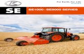 KUBOTA CHOPPERS SE SE1000 - SE8000 SERIES · SE1000 - SE8000 SERIES. VERSATILE, RELIABLE, ... a front unit (SE4000 series or ... Bearing Hub integrated and interchan-geable via skid.