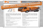 1 888 777 9272 HEAVY DUTY CONCRETE DISSOLVER · 1 888 777 9272 *Bulk discount pricing available Acrow-Richmond Heavy Duty Concrete Dissolver is one of the most powerful cleaners of