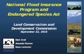 National Flood Insurance Program and Endangered … Flood Insurance Program and . Endangered Species Act. ... • Over 99% of population ... implement all the RPA requirements that