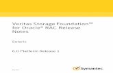 VeritasStorageFoundation for Oracle® RAC Release Notesorigin-download.veritas.com/.../DOC5490/.../sfrac_notes_60pr1_sol.pdf · clustered file system technology for storing and managing