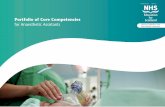Portfolio of Core Competencies for Anaesthetic Assistants ... · – Competencies 11 ... endorsement of nursing courses and ensuring uniformity of ... document Core Competencies for