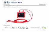 DALI USB Interface Device - Diginet Control Systems · DIGINET CONTROL SYSTEMS DALI USB Interface Device 4 1. Product Item This guide provides user operation and product specification
