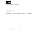 Technical Education Project - Asian Development Bank Technical Education Project . CURRENCY EQUIVALENTS Currency Unit – ringgit (RM) ... (formerly DPSD) DPSD – Development, ...